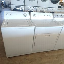 Whirlpool Top  Load Washer Gas Dryer Heavy Duty Super Capacity In Excellent Working Condition 