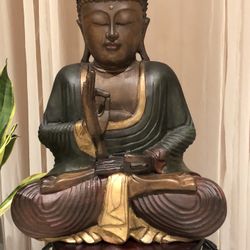 Solid Wood Budda 