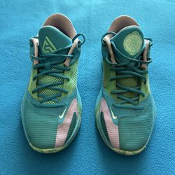 Nike Zoom Freak 4 Birthstone Blue Green D J 6149-400 Size 8