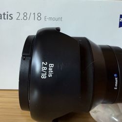 Batis 2.8/18 Zeiss for Sony E mount