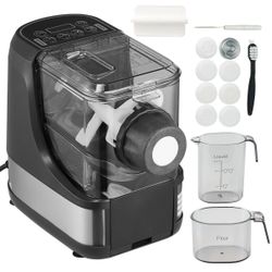 VEVOR Electric Pasta Maker, 150W Automatic Noodle Maker Machine with 8 Pasta Shapes,