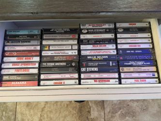 Large Lot of Vintage Cassette Tapes