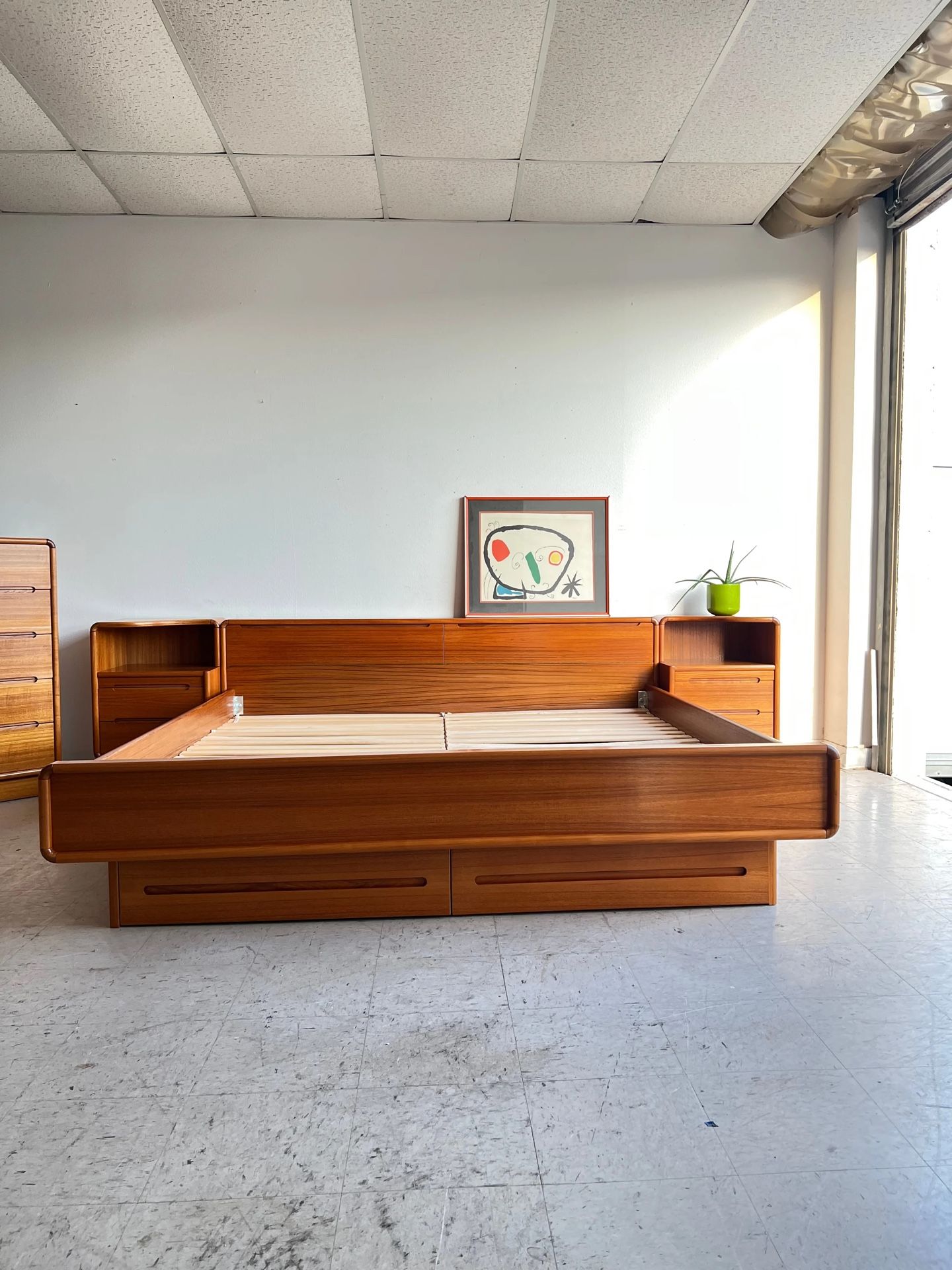 Mid century Teak Bed