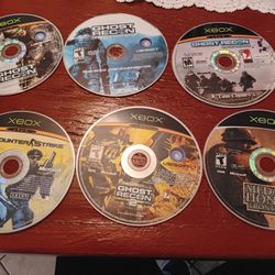 Xbox Games Discs Only Lot Of 5