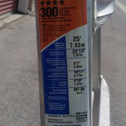 25 FT LADDER $150