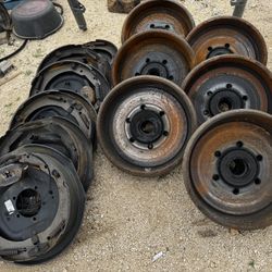 Trailer Brake Drum Hub Set Of 6