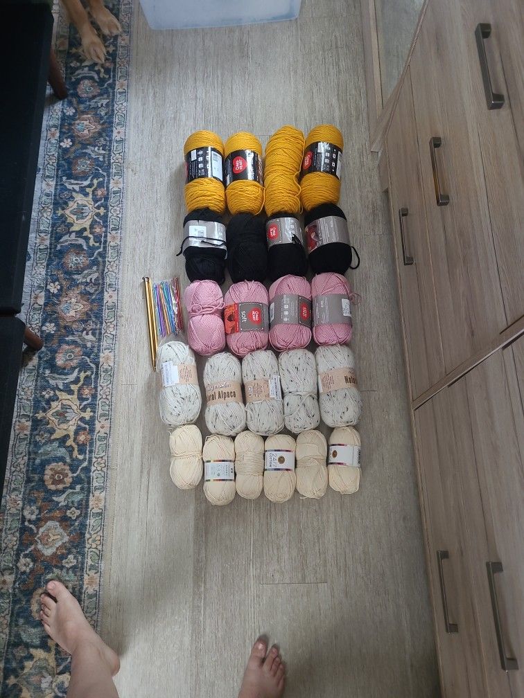 Yarn And Crochet Hooks