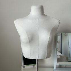 female tabletop mannequin torso 