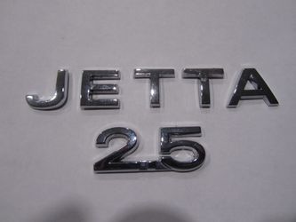 Volkswagen Jetta OEM Rear Trunk Badges
