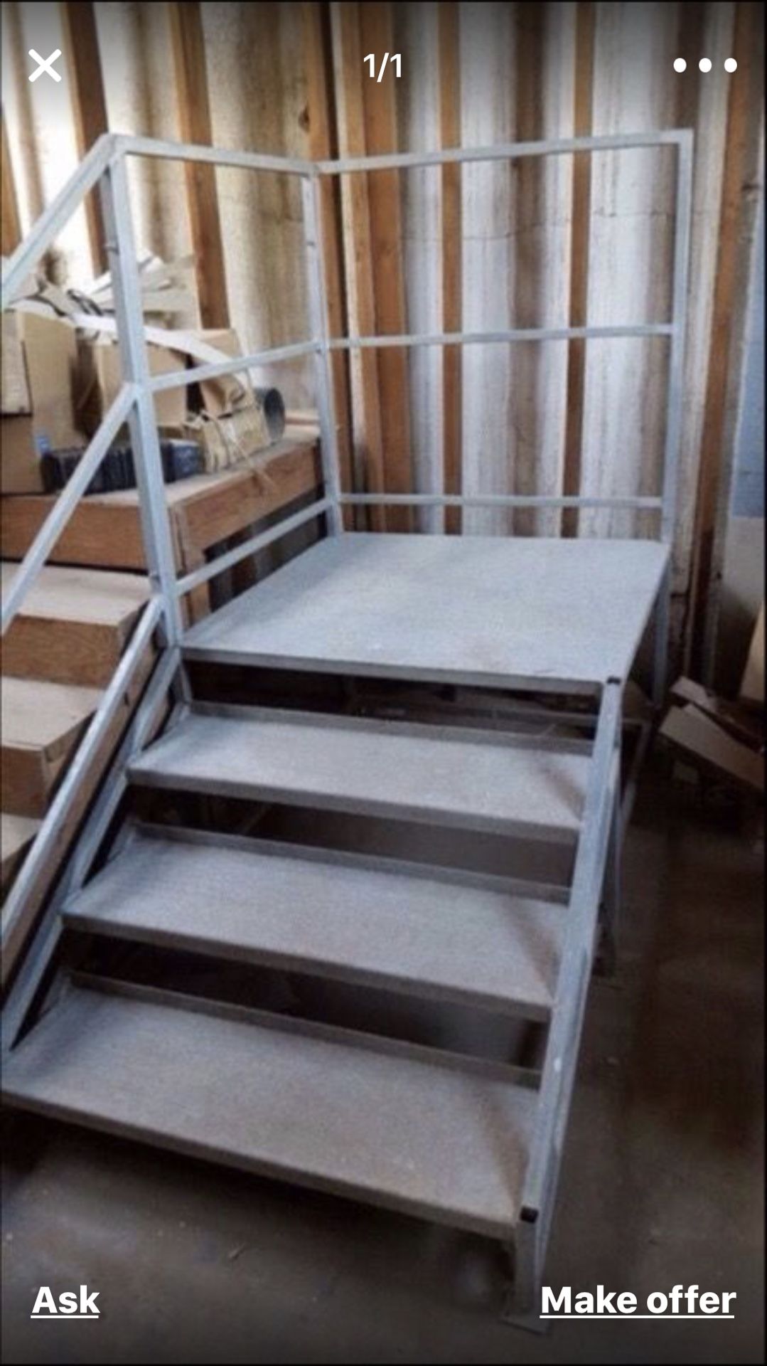 Metal mobile home stairs WANTED