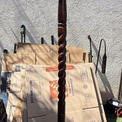 Wooden Coat Rack 