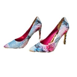 Ted Baker London Women Satin Luceey High Heel Pump Shoes