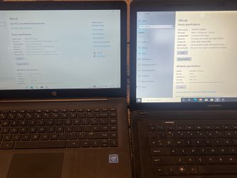 Two laptops
