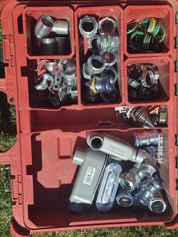 Electrical Conduit Fittings Assortment in Organizer Case