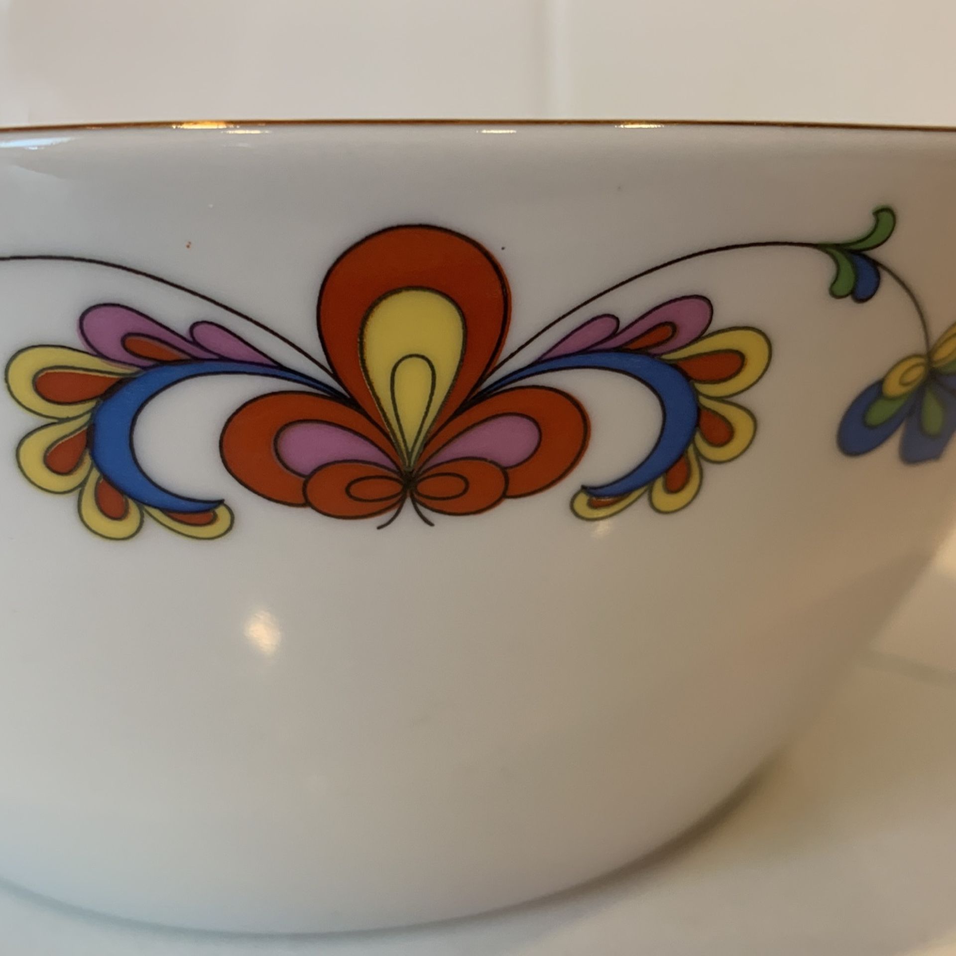 Porsgrund Porcelain Serving Bowl Made In Norway