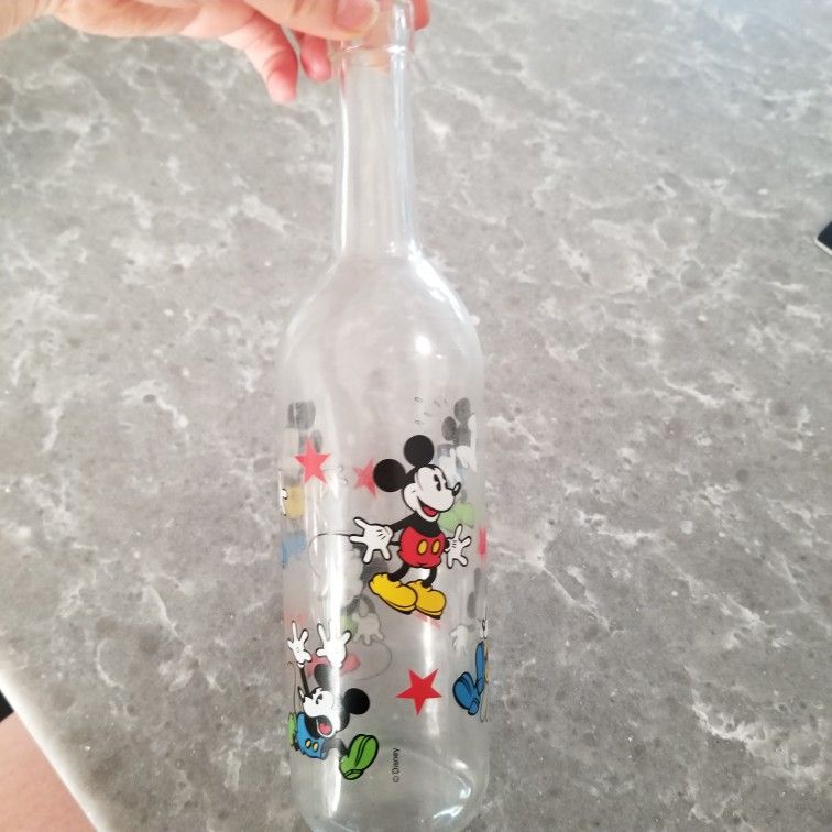 Ventage Mickey Wine Bottle