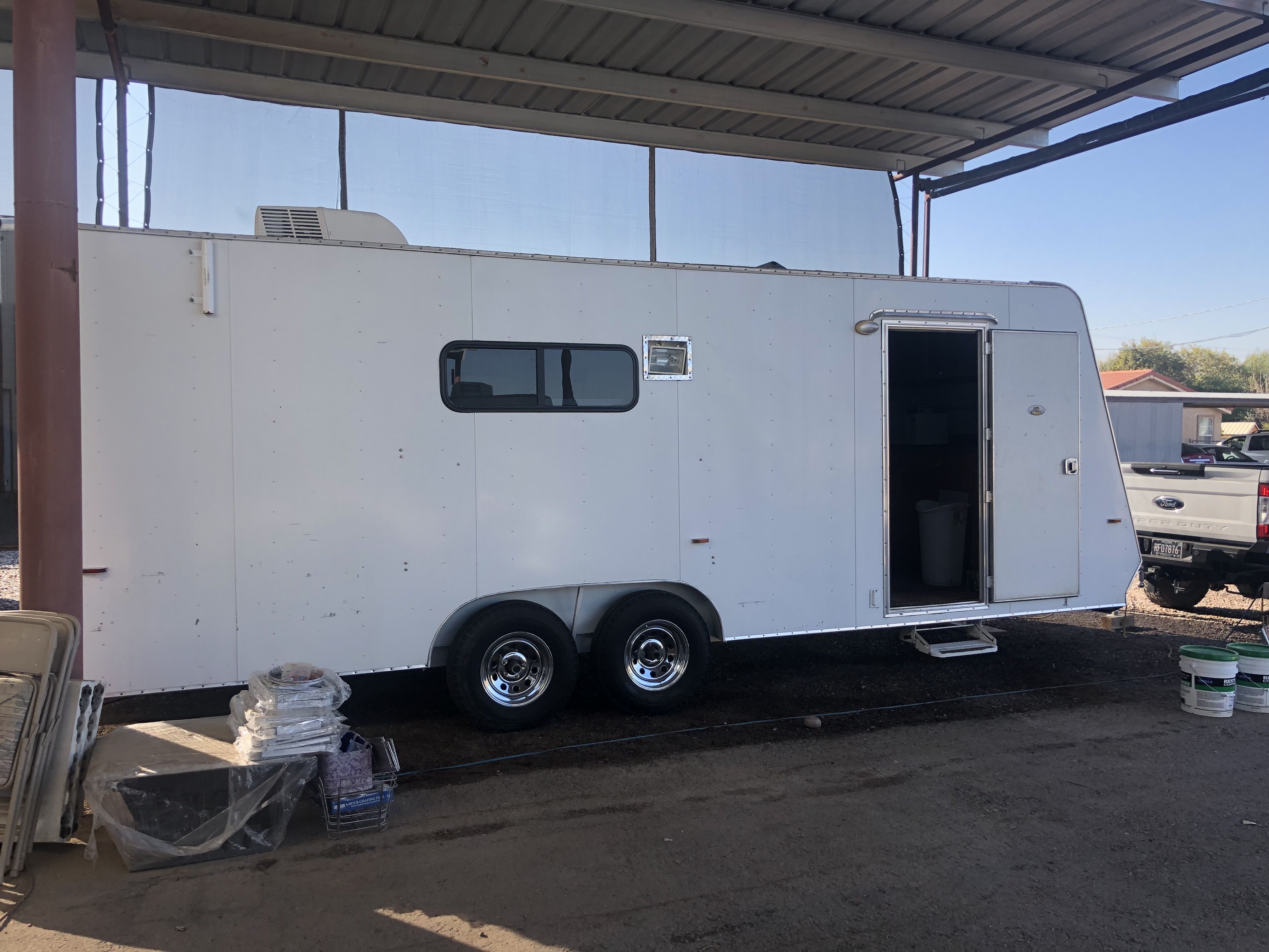 2003 trailboss enclosed trailer set up as full kitchen 60+ people