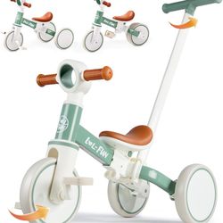 3 in 1 Toddler Tricycles for 1-3 Year Olds Boys Girls 