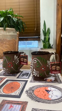 Mexican Clay Mugs