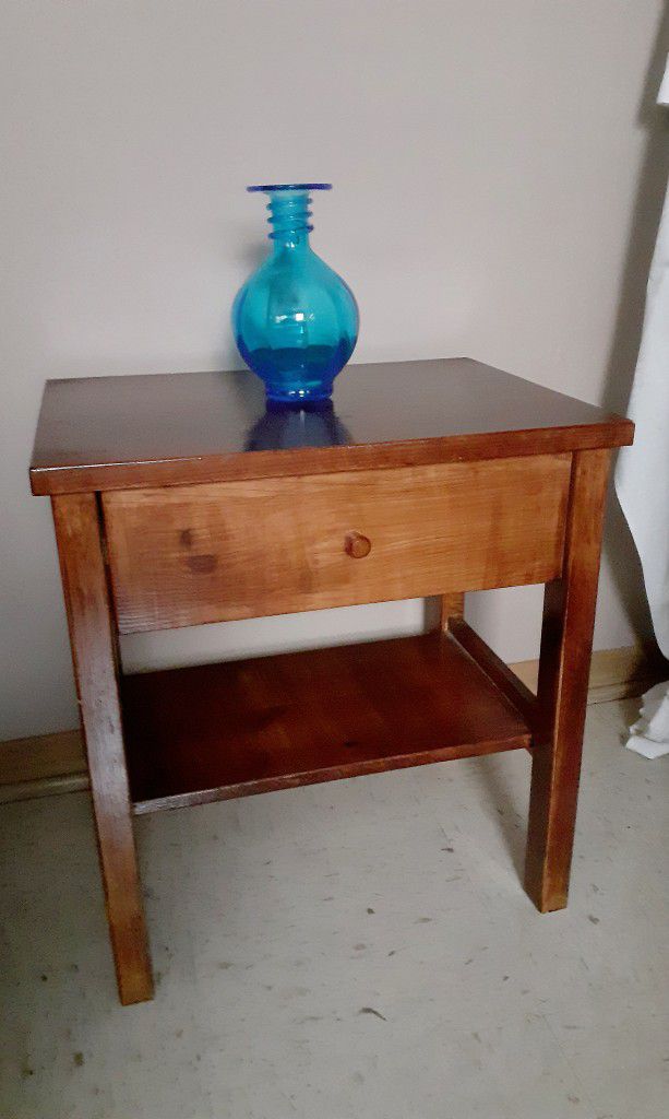 Side Drawer, Side Table, Nightstand With Shelf