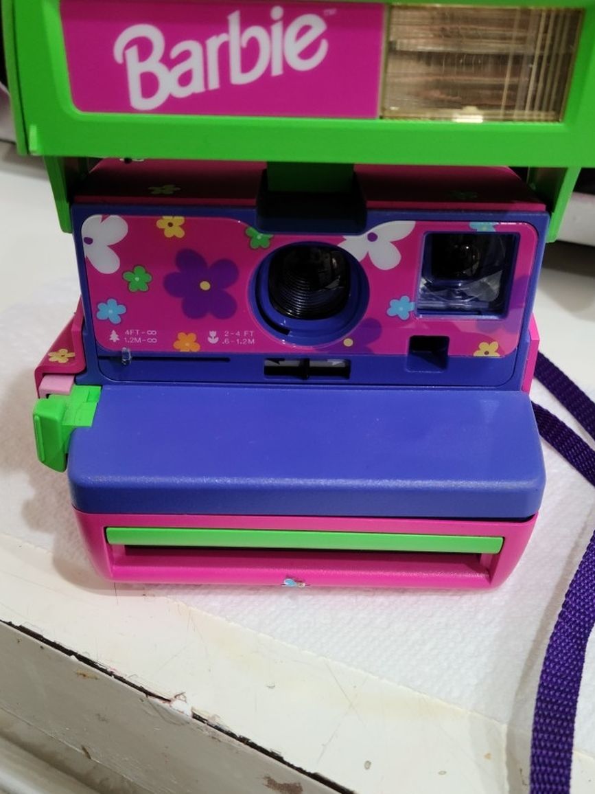 Vintage Barbie Polaroid Camera