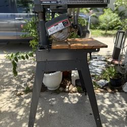 Craftsman 10” Radial Arm Saw W/stand