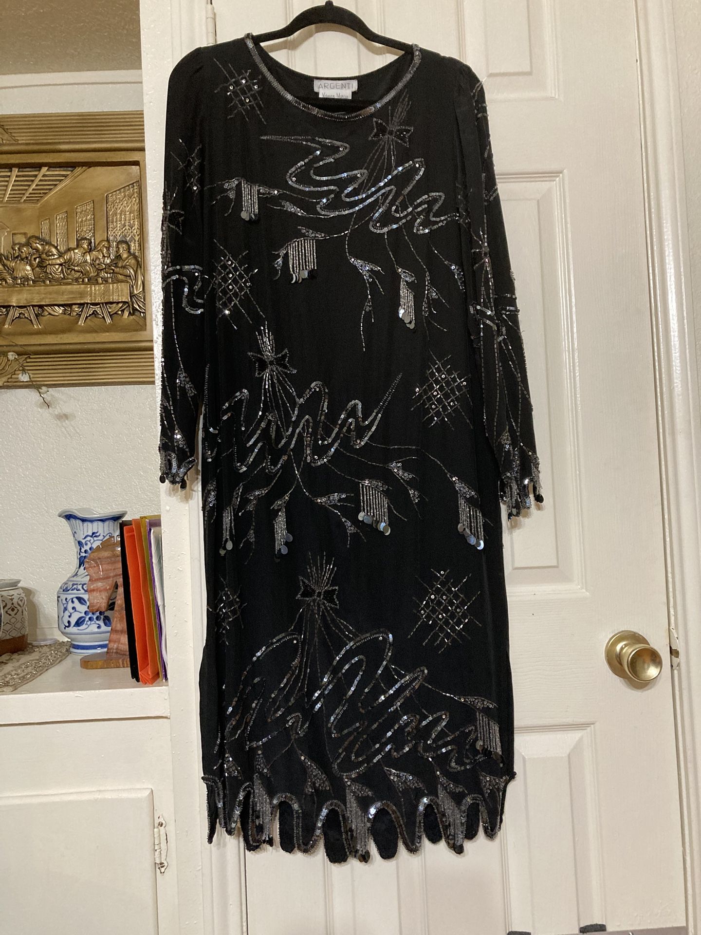 Holiday Dress $70 W/ Sequins Sz10