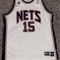 Vince Carter New Jersey Nets NBA Adidas Stitched Sewn Jersey Size 2XL