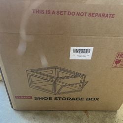 12 Pack Shoe Storage Box