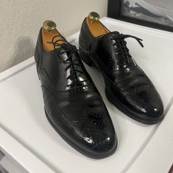 Salvatore Ferragamo Black Wing Tip Oxford - Sz 11.5