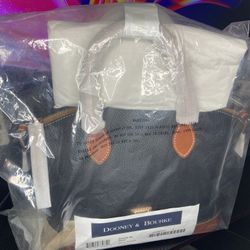 Dooney & Bourke Pebble Grain Darcy Satchel Purse Black