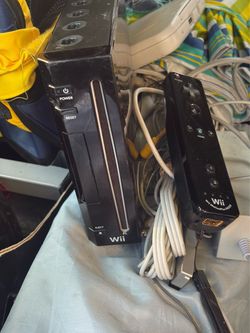Black Wii  all wires controller