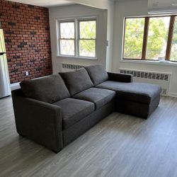 Crate & Barrel Sectional Couch 