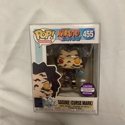 Sasuke Curse Mark Limited edition Convention exclusive Funko Pop