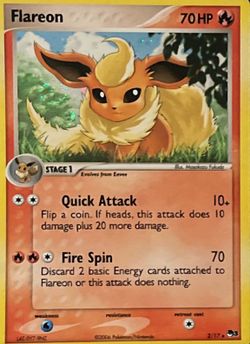 Flareon Pokémon card 2006
