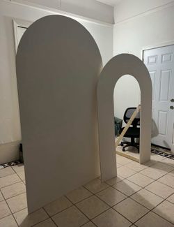 Custom wood backdrops (2 set)