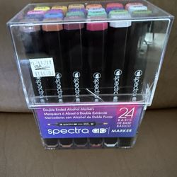 Spectra AD Double Ended Alcohol Markers 24 Pack (Brand New)