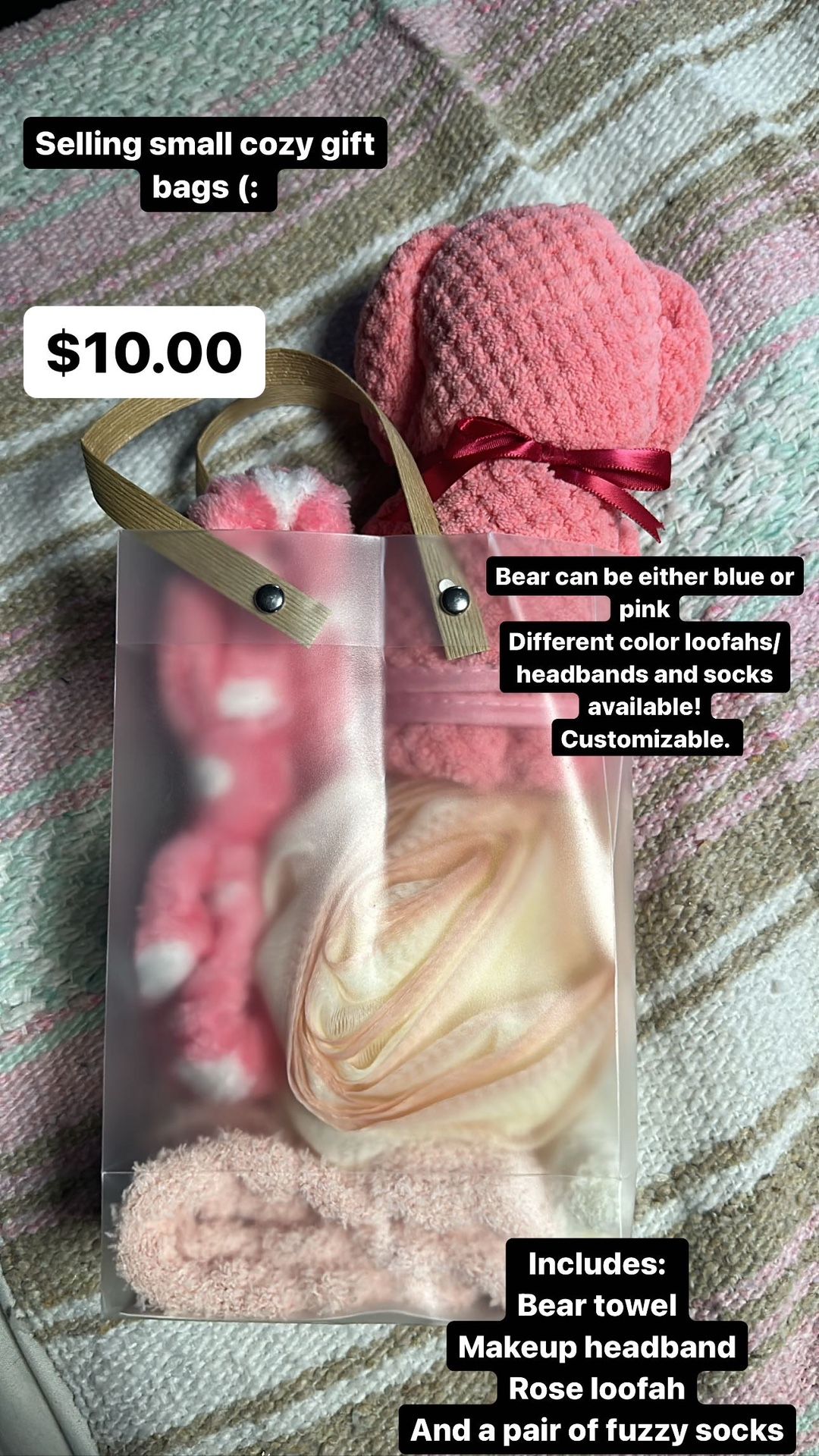 Small Cozy Gift Bags