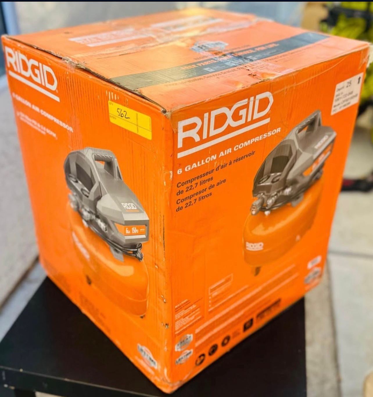 RIDGID 6 Gal. Portable Electric Pancake Air Compressor