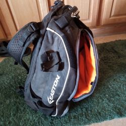 Black Easton Baseball Backpack 