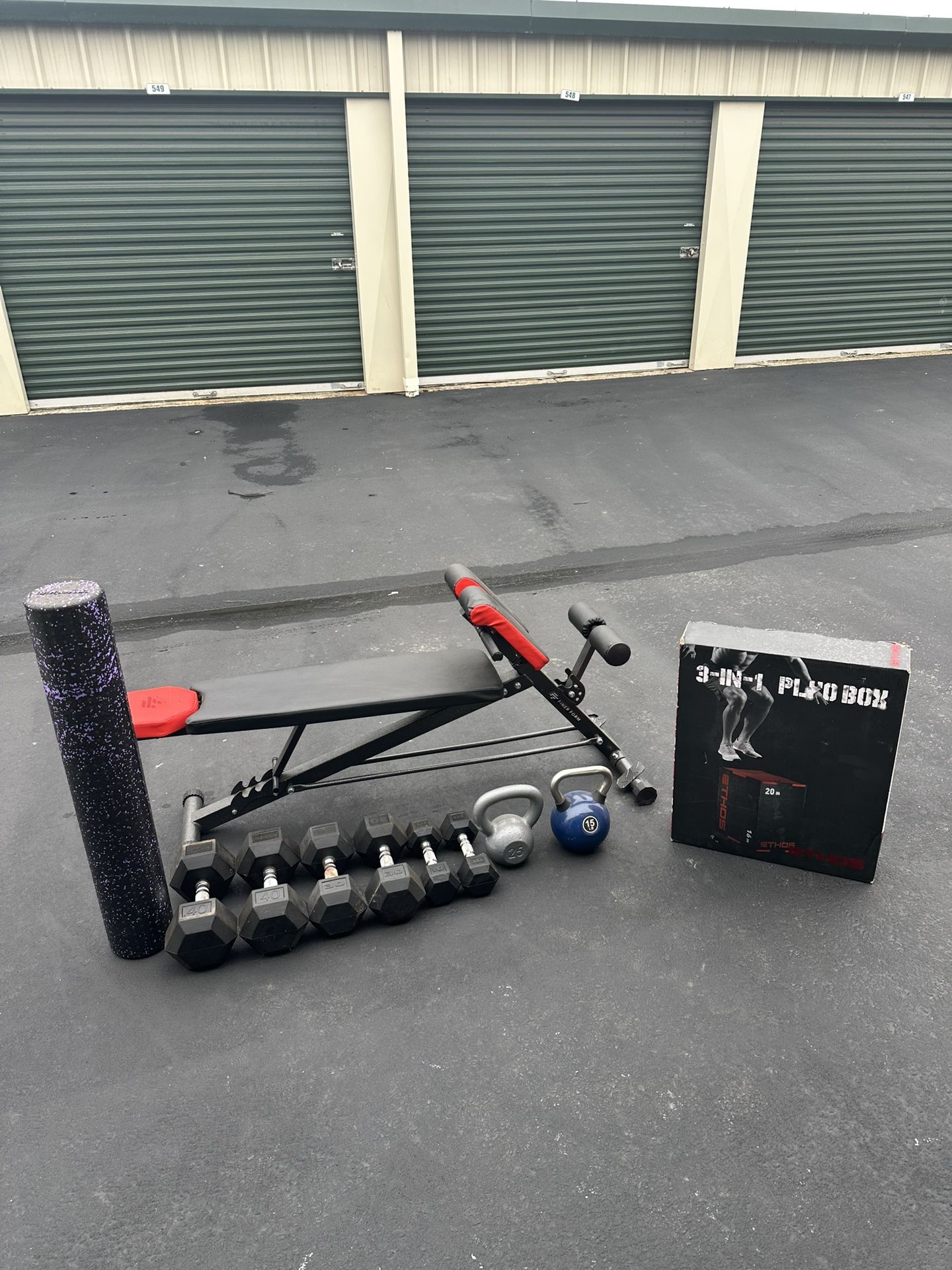 Weight Set/Bench For Sale