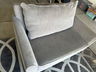 Modern Gray Loveseat