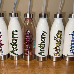 Plastic Personalized Water Bottles 