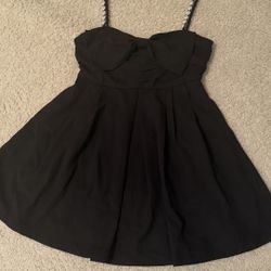 Pearl Black Dress M Size