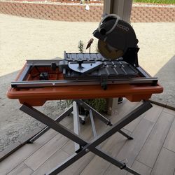 Beautiful RIDGID Saw Wet Tile. 7”