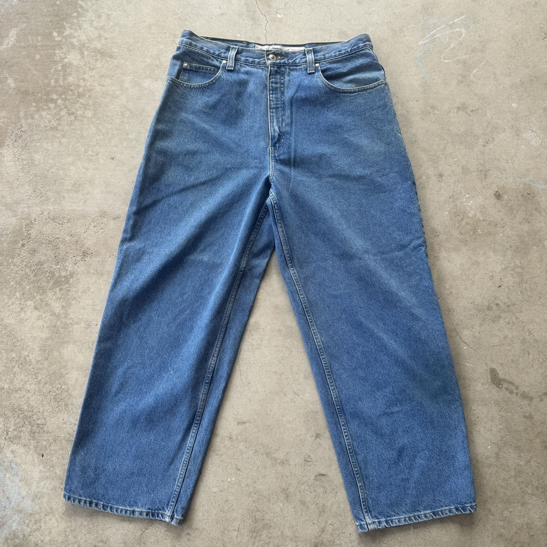 Vintage Anchor Blue Beyond Baggy Jeans Y2K