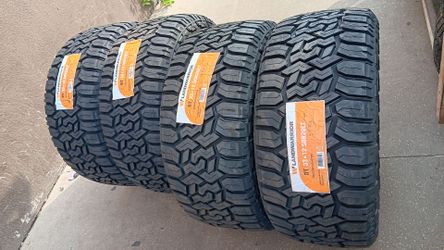 Llantas nuevas 33x12/50R20 LT todo terreno de 80 libras de aidre