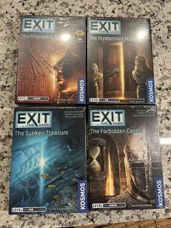 EXIT Game - Set Of 4, Brand New, Still In Packaging