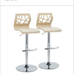 2 BAR STOOLS