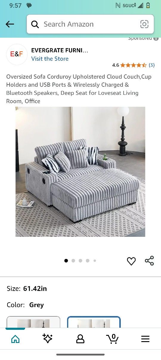 Over Sized Sofa Lounger